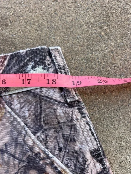 Vintage Carhartt Mens 38x34 Camo Dungaree Fit Pants Hunting Realtree D4 - Picture 4 of 7